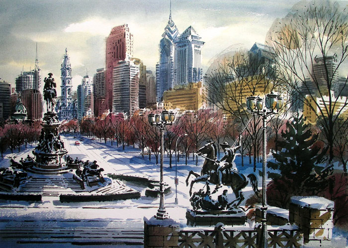 Winter Skyline